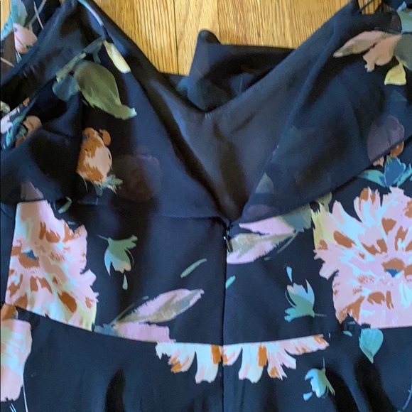 Jenny Yoo Mila Vintage Black Floral Dress - Picture 8 of 9